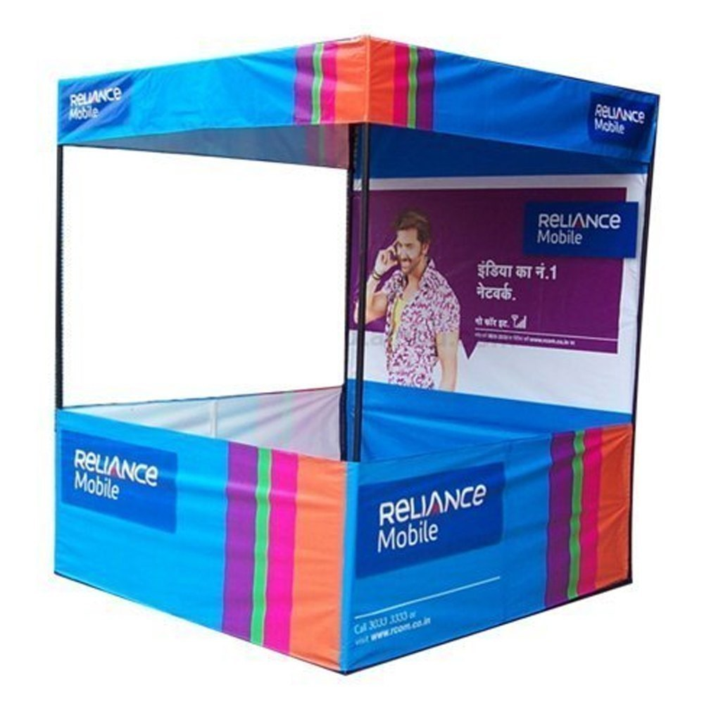 Printed canopy branding setup